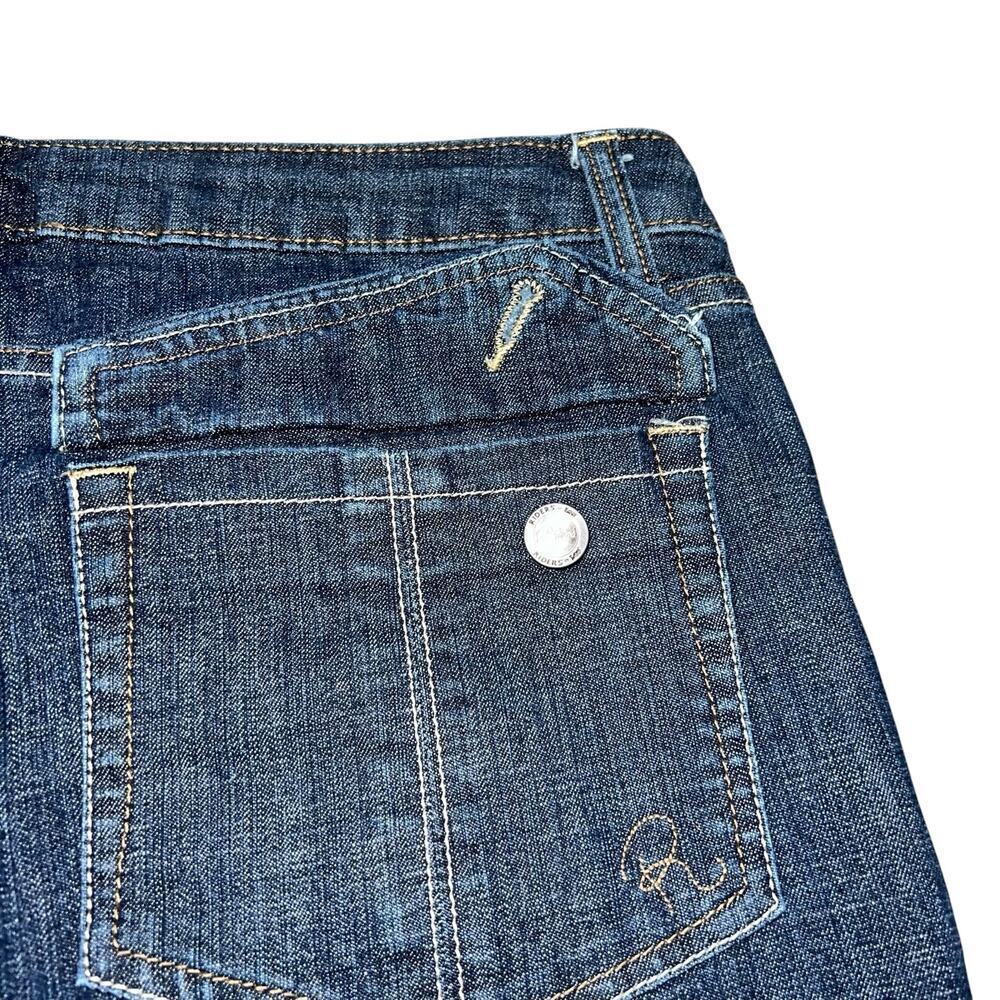 RIDERS BY LEE Dark Wash Cuffed Capri Jeans Size 14M - Picture 3 of 10
